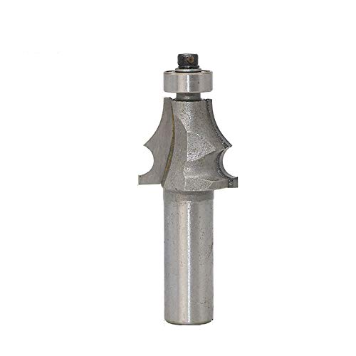 Fräswerkzeug， Eckleistenfräser, 1/2-Zoll-Schaftfräser for Abschrägungen und Wulstverkleidungen, Hartmetallbestücktes Oberlager for Holzbearbeitungswerkzeuge(1/4 in) von SFQEVHRZ