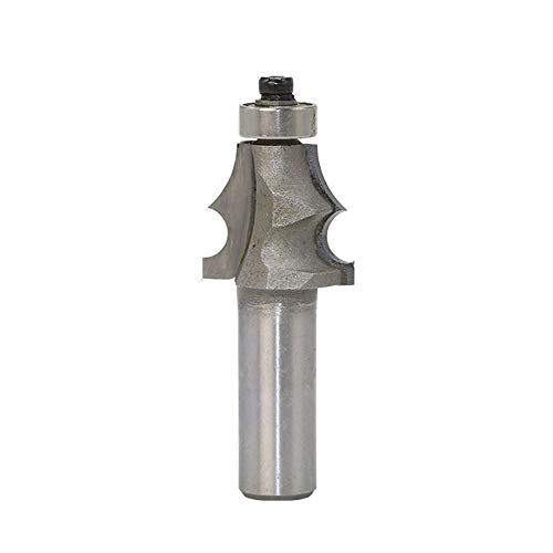 Fräswerkzeug， Eckleistenfräser, 1/2-Zoll-Schaftfräser for Abschrägungen und Wulstverkleidungen, Hartmetallbestücktes Oberlager for Holzbearbeitungswerkzeuge(5/16") von SFQEVHRZ
