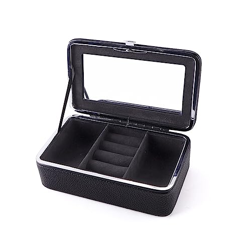 SFQEVHRZ Schmuckkästchen, Rosa rechteckige Schmuckschatulle, einfache Ohrringe, Halsketten, Ringe, Schmuckaufbewahrungsbox, Schmuckhalter, Organizer SFQEVHRZ Schmuckkästchen, Rosa rechteckige Schmuckschatulle, einfache Ohrringe, Halsketten, Ringe, Schmuckaufbewahrungsbox, Schmuckhalter, Organizer von SFQEVHRZ