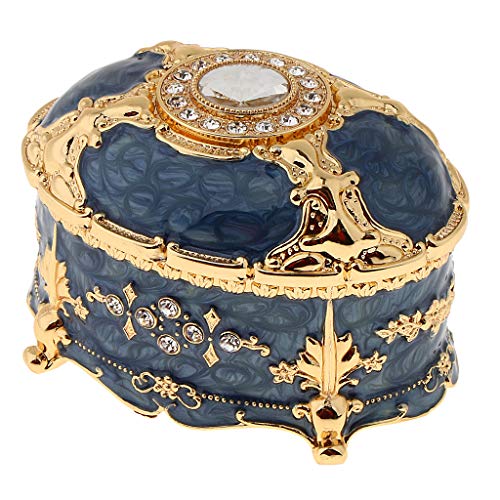 SFQEVHRZ Schmuckkästchen, Schmuckschatulle, Aufbewahrungsbox, Luxus-Retro-Schmuckschatulle aus Metall, Ring-Schmuckschatulle, Geburtstagsgeschenk, Schmuck-Aufbewahrungsbox SFQEVHRZ Schmuckkästchen, Schmuckschatulle, Aufbewahrungsbox, Luxus-Retro-Schmuckschatulle aus Metall, Ring-Schmuckschatulle, Geburtstagsgeschenk, Schmuck-Aufbewahrungsbox von SFQEVHRZ