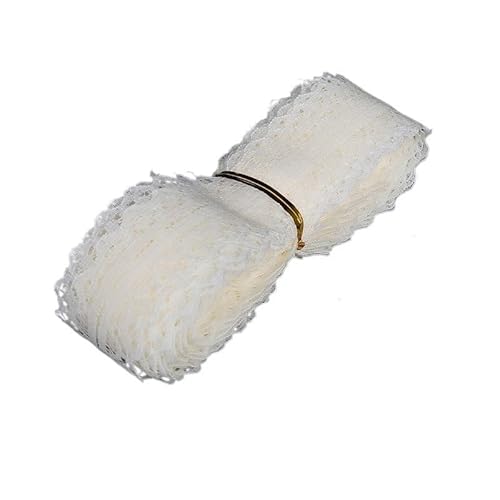 Spitzenband, Spitze, 28 mm, 4,5 m, keine Dehnungsspitze, DIY-Kleidungsstoff(Ivory) von SFQEVHRZ