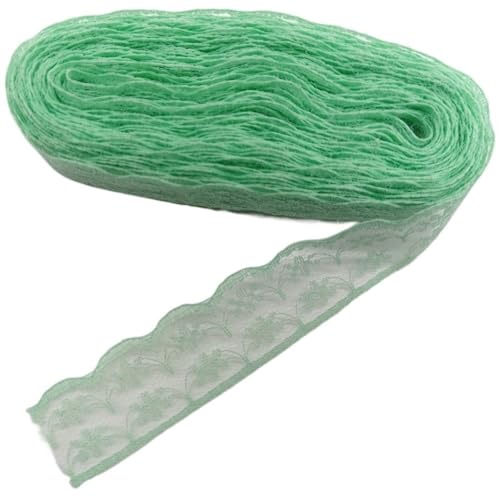 Spitzenband, Spitze, 4 Stück, 10 Yards, Hochzeitskleidstoffe for Bastelzubehör, Materialien, Breite 2,3 cm(Mint Green Lace) von SFQEVHRZ