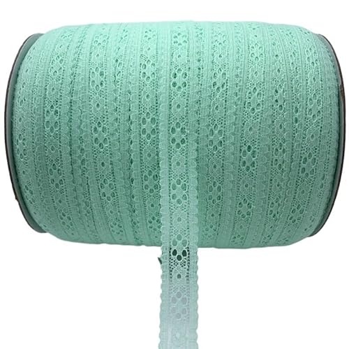 Spitzenband, Spitze, 5 Yards, 20 mm, Kunsthandwerk, besticktes Spitzenbesatzband, handgefertigte Spitzendekorationen, DIY-Nähstoff(Cyan) von SFQEVHRZ