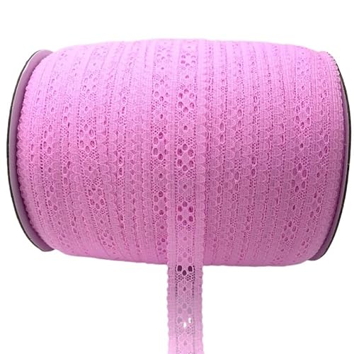 Spitzenband, Spitze, 5 Yards, 20 mm, Kunsthandwerk, besticktes Spitzenbesatzband, handgefertigte Spitzendekorationen, DIY-Nähstoff(Roze) von SFQEVHRZ