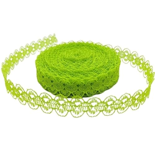 Spitzenband, Spitze 10yards/Lot 15mm Bilaterale Handwerk Bestickte Net Spitze Stoff Trim for Nähen Stoff Band(04) von SFQEVHRZ