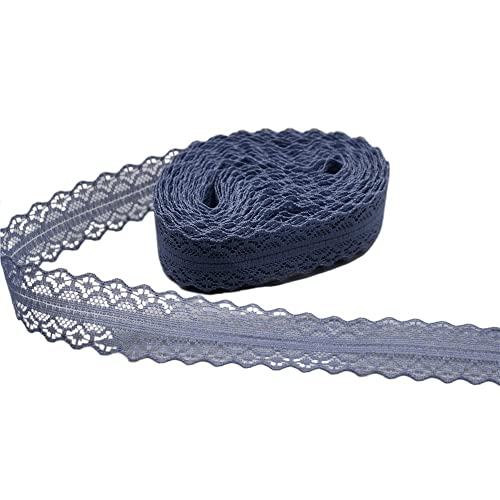 Spitzenband, Spitze 2 Pcs 10 Yards Band Breite 28MM Trim Stoff DIY Net Kabel for Dekoration(Grijs) von SFQEVHRZ