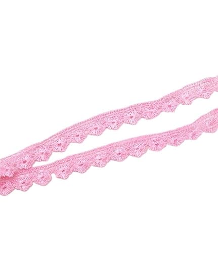 Spitzenband, Spitze 2 Yards Farbe Kleine Pflaumenblüte Stickerei Hohl Kleid Kleidungsstück Stoff DIY Manuelle Nähen Handwerk(Roze) von SFQEVHRZ