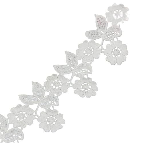 Spitzenband, Spitze 4 Psc Weiß Handgemachte Spitze Spitze Schmuck Patchwork Material DIY Nähen Kleidungsstück(7) von SFQEVHRZ