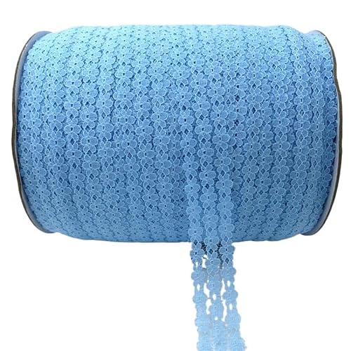 Spitzenband, Spitze 5yards/Lot 25MM Kunsthandwerk Bestickte Net Spitze Stoff Trim for Nähen Stoff(12) von SFQEVHRZ