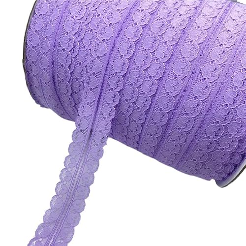 Spitzenband, Spitze 5yards/Lot 30mm Herzform Kunsthandwerk Besticktes Netz Spitzenbesatzband(05) von SFQEVHRZ