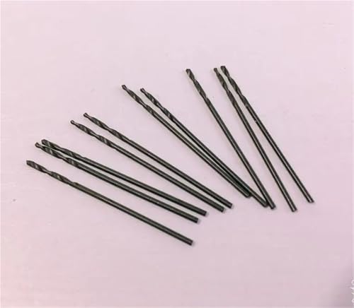 0,3-3,0/mm Zylinderschaft Spiralbohrer Kohlenstoffstahl Material Bit Holz Metall 10 Stücke(0.6mm) von SFYMORHE