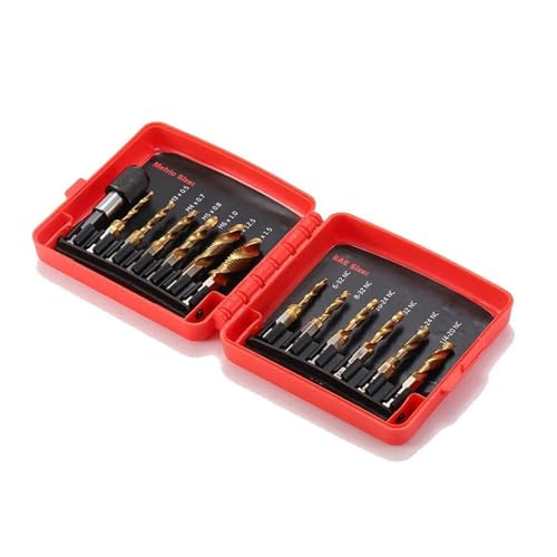 13-teiliges Kombi-Bohrer-Set, SAE/metrisch, Bohrer für Gewindebohrer 13-teiliges Kombi-Bohrer-Set, SAE/metrisch, Bohrer für Gewindebohrer von SFYMORHE