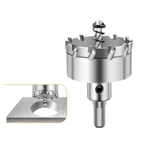 5/6 Stück (6 Stück) Wolframkarbid-Bohrer-Bit-Set, erweiterbar, 22 mm bis 65 mm, Edelstahl/Metall von SFYMORHE