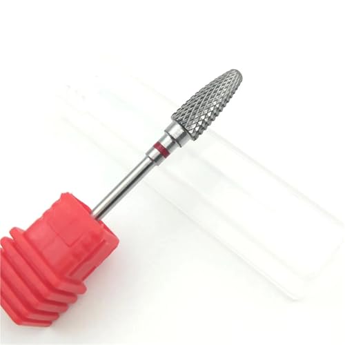 5 Größe Wolframkarbid Nagelbohrer Rotary Maniküre Schneider Bits 1Pcs(F) von SFYMORHE