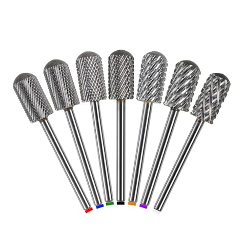 6,6 mm glatte Oberseite, großes Fass, Nagelbohrer, Hartmetall-Bit, Fräser, 1 Stück(M) von SFYMORHE