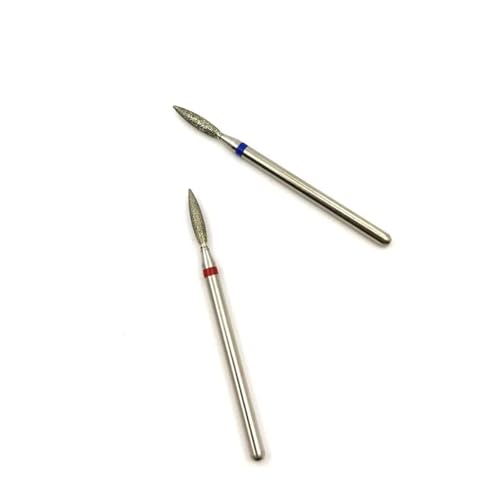 Feine Diamant-Nagelbohrer, Flammenform, 1 Stück(H0210D-M) von SFYMORHE