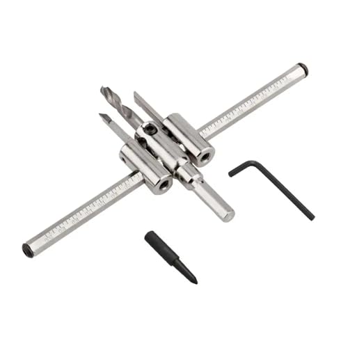 Flugzeuglochöffner aus Nickel 120/200/300 mm I Bohrer erweiterbar für Löcher 1 Stück (Style A 30x200mm) von SFYMORHE