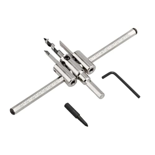 Flugzeuglochöffner aus Nickel 120/200/300 mm I Bohrmaschine erweiterbar für Löcher 1 Stück (Style B 30x200mm) von SFYMORHE