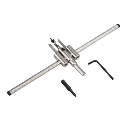 Flugzeuglochöffner aus Nickel 120/200/300 mm I Bohrmaschine erweiterbar für Löcher 1 Stück (Style B 30x300mm) von SFYMORHE