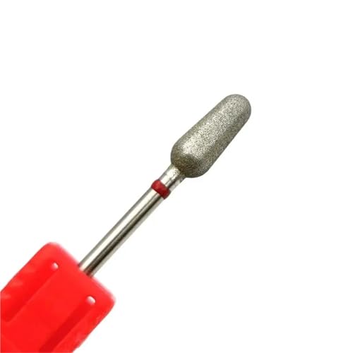 Glatte Oberseite Schleifkopf Diamant Nagelbohrer Bits 3/32 1Pcs(LD0512D-F) von SFYMORHE