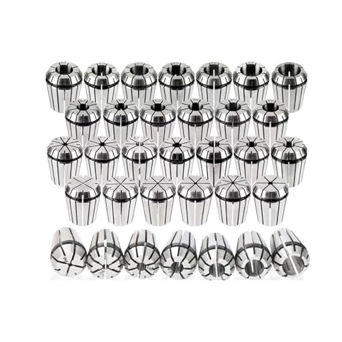 Spannzangenfutter-Set ER8 ER11 ER16 ER20 ER25 ER32 ER40 Federspannzangen-Set, 1 Stück(9pcs ER8 set) von SFYMORHE