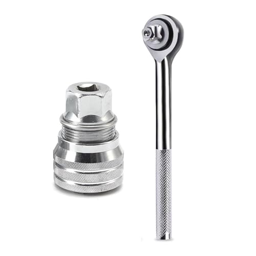 Steckschlüsselsatz Universal 3/8 Zoll Steckschlüssel Steckschlüssel Stecknuss Satz 10-19mm Antrieb Reparatur Werkzeug 1 Stück (Yellow) von SFYMORHE