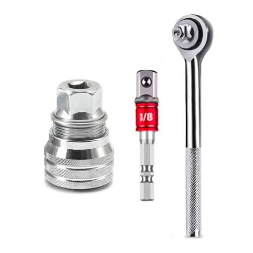 Steckschlüsselsatz Universal 3/8 Zoll Steckschlüsselsatz Steckschlüssel Steckschlüssel 10-19mm Antrieb Reparatur Werkzeug 1 Stück (PURPLE) von SFYMORHE