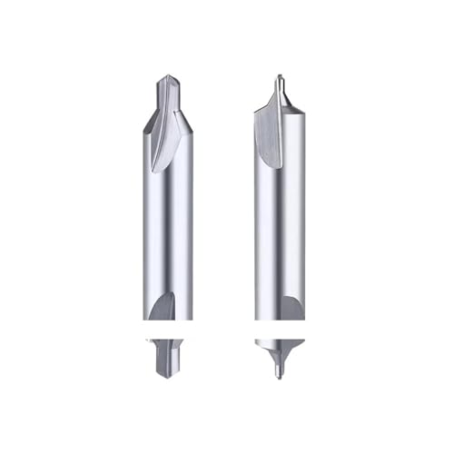 Wolframstahl-Zentrierbohrer, 60 Grad, Hartmetall-Punktbohrer, Typ AB, Doppelkopf-Metallbohrer, 1 Stück(Type A,D1.5xD4x100L) von SFYMORHE