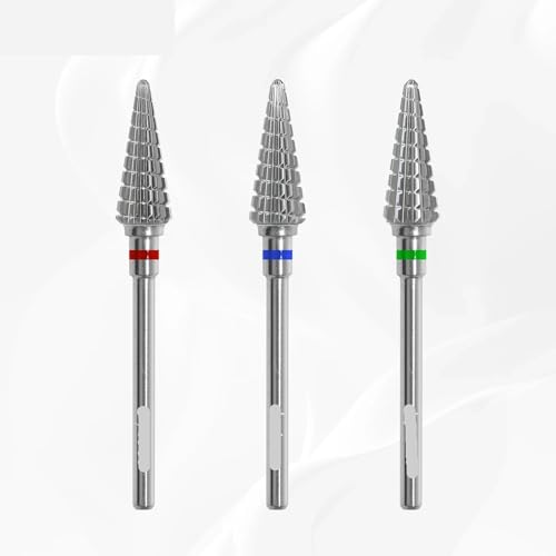 Zwei-Wege-Kegel-Nagelbohrer, 15 mm, Kegel-Hartmetall-Nagelbohrer, 1 Stück(Medium - M) von SFYMORHE