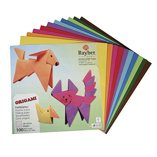 SG Education 71830000 Origami-Faltpapier, RAY, 20 x 20 cm von SG Education