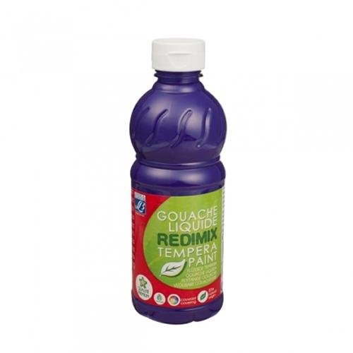 SG Education CC 188008 Col And Co Redimix Gouache Posterfarbe, 500 ml Volumen, Violett von SG Education