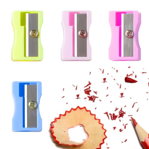 SGERUFZ Bleistiftspitzer 12 Stück Einloch-Aluminiumlegierung Bleistiftspitzer Handheld Metall-Bleistiftspitzer Mini-Bleistiftspitzer Metallkeil-Anspitzer für Bleistifte Erwachsene Kinder Schulen Büros SGERUFZ Bleistiftspitzer 12 Stück Einloch-Aluminiumlegierung Bleistiftspitzer Handheld Metall-Bleistiftspitzer Mini-Bleistiftspitzer Metallkeil-Anspitzer für Bleistifte Erwachsene Kinder Schulen Büros von SGERUFZ