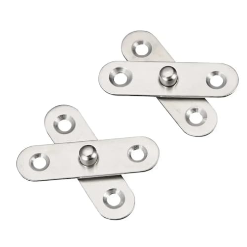 SGREHJDR 2 stücke Hardware Edelstahl Grad Rotierenden Tür Pivot Scharnier Ton Rotary Heimwerker Möbel Supllies von SGREHJDR