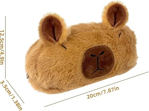 2 Stücke Kapibala Bleistift, Capybara Bleistift, Plüschstiftkoffer, Capybara -Vorräte, Capybara -Tasche, Geschenk Für Kinder. von SGSCFG