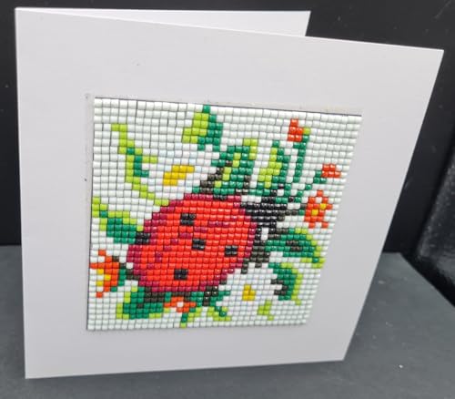 Diamond Painting Karte Marienkäfer (18) von SGSspecial