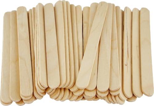 Eislolly Stäbchen - 50x St - Natur - 114 x 10 mm - Holz - Bastelholz - Eisstäbchen Eislolly Stäbchen - 50x St - Natur - 114 x 10 mm - Holz - Bastelholz - Eisstäbchen von SGSspecial