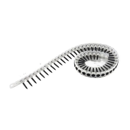 metric bolt kit, 1000 stücke Trockenbau Kette Schrauben Streifen Reißzwecken Selbstschneidende Kunststoff Beton,for diy(35mm 1000pcs) von SGYEPOCFQ