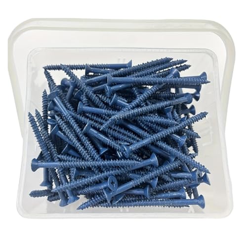 metric bolt kit, 3/16 x 2-3/4 Zoll Betonschraubenanker mit flachem Kopf, zur Verankerung an Mauerwerk, Block oder Ziegel (200 Stück),for diy von SGYEPOCFQ