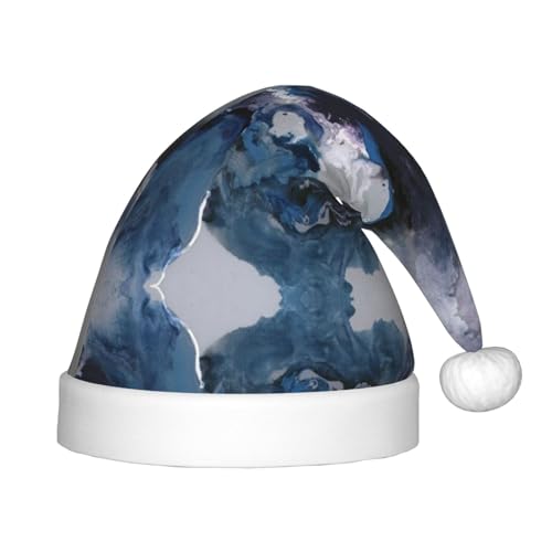 SGZLZBWK Cerulean Waters Weihnachtsmütze, weiche, gemütliche Weihnachtsmütze für Kinder, klassische Weihnachtsmütze für Neujahrsparty SGZLZBWK Cerulean Waters Weihnachtsmütze, weiche, gemütliche Weihnachtsmütze für Kinder, klassische Weihnachtsmütze für Neujahrsparty von SGZLZBWK
