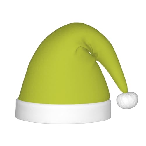 SGZLZBWK Oliveganlan Weihnachtsmannmütze, weiche, gemütliche Weihnachtsmütze für Kinder, klassische Weihnachtsmütze für Neujahrsparty, Gelb / Grün SGZLZBWK Oliveganlan Weihnachtsmannmütze, weiche, gemütliche Weihnachtsmütze für Kinder, klassische Weihnachtsmütze für Neujahrsparty, Gelb / Grün von SGZLZBWK
