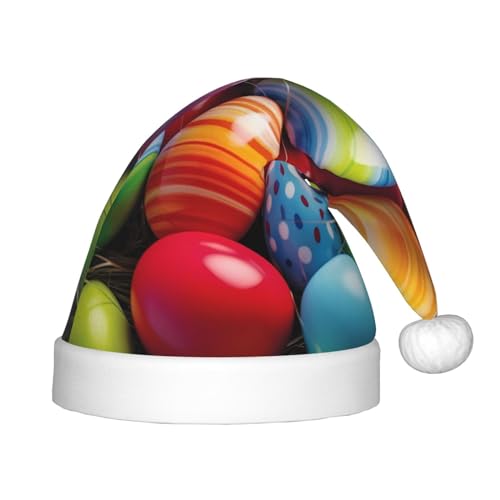 SGZLZBWK Ostereier-Weihnachtsmannmütze, weich, gemütlich, Weihnachtsmütze für Kinder, klassische Urlaubsmütze für Neujahrsparty SGZLZBWK Ostereier-Weihnachtsmannmütze, weich, gemütlich, Weihnachtsmütze für Kinder, klassische Urlaubsmütze für Neujahrsparty von SGZLZBWK