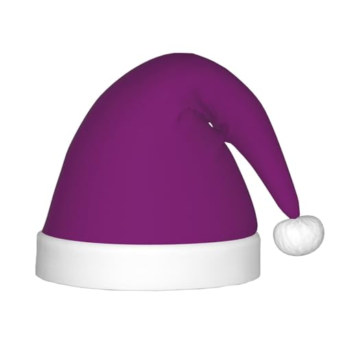SGZLZBWK Wei lila Weihnachtsmannmütze, weiche, gemütliche Weihnachtsmütze für Kinder, klassische Urlaubsmütze für Neujahrsparty SGZLZBWK Wei lila Weihnachtsmannmütze, weiche, gemütliche Weihnachtsmütze für Kinder, klassische Urlaubsmütze für Neujahrsparty von SGZLZBWK