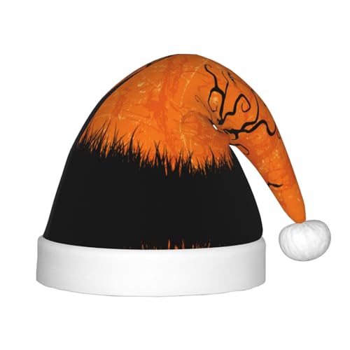 SGZLZBWK Weihnachtsmütze für Halloween-Partys, weich, gemütlich, für Kinder, klassische Weihnachtsmütze für Neujahrsparty, Orange SGZLZBWK Weihnachtsmütze für Halloween-Partys, weich, gemütlich, für Kinder, klassische Weihnachtsmütze für Neujahrsparty, Orange von SGZLZBWK