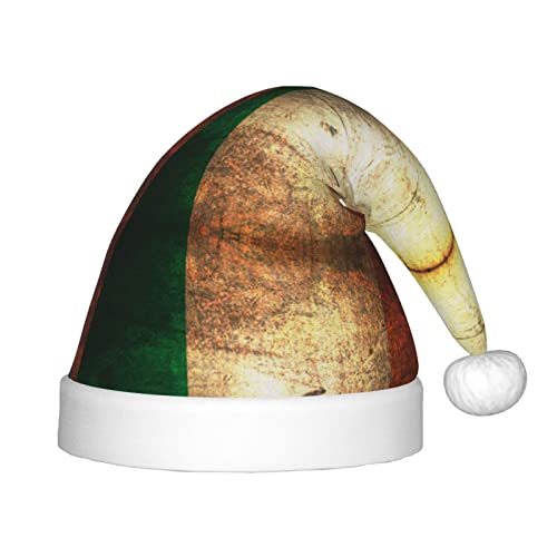 SGZLZBWK Weihnachtsmütze mit irischer Flagge, weiche, gemütliche Weihnachtsmütze für Kinder, klassische Weihnachtsmütze für Neujahrsparty SGZLZBWK Weihnachtsmütze mit irischer Flagge, weiche, gemütliche Weihnachtsmütze für Kinder, klassische Weihnachtsmütze für Neujahrsparty von SGZLZBWK