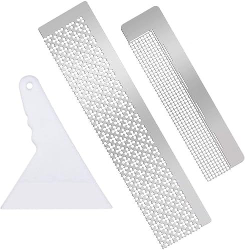 Linea Lineal zum Selbermachen, 5D-Diamant-Booming-Edelstahlnetz, Malerei, blanko, Raster, rund, Vollbohrset, Werkzeug, Zeichnen, Stickerei, Bilder, Kunsthandwerk (248 Löcher) (3-teiliges Set) von SGerste