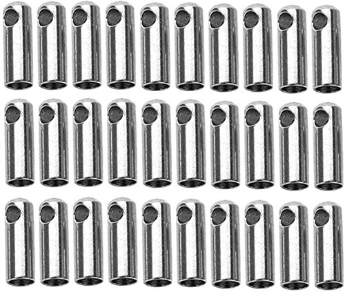 SGerste Magnetverschlüsse für Schmuckherstellung, 1 mm, 1,5 mm, 2 mm, 3 mm, Edelstahl, 30 Stück, 1mm SGerste Magnetverschlüsse für Schmuckherstellung, 1 mm, 1,5 mm, 2 mm, 3 mm, Edelstahl, 30 Stück, 1mm von SGerste