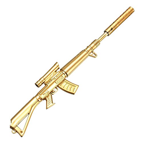 sgerste 1 Stück 0,38 mm Creative Novelty Cute Gold Gewehr Form Design Schwarz Tinte Kugelschreiber Stationery Supplie sgerste 1 Stück 0,38 mm Creative Novelty Cute Gold Gewehr Form Design Schwarz Tinte Kugelschreiber Stationery Supplie von SGerste