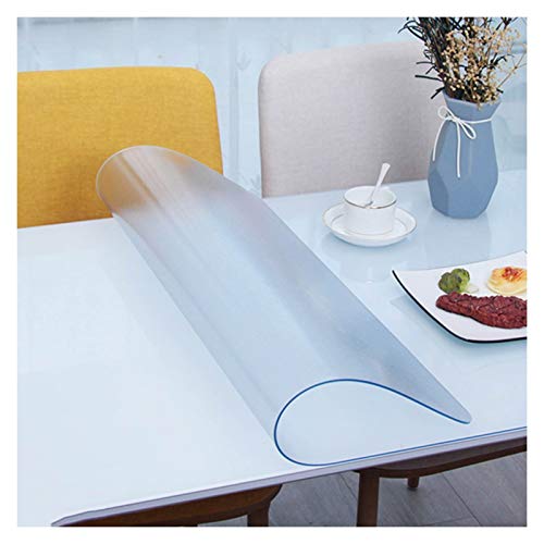 SHAARI Rechteck Tischdecke Dicke 1,5/2,0/3,0mm Dauerhaft Schneidbar Tischschutz Wasserdicht Öl Resistent Zum Küche Wohnzimmer Büro, Matt, Mehrere Größen (3.0mm,70X140cm) von SHAARI