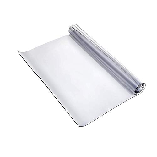 SHAARI Tischdecke Dauerhaft Plastik Tischschutz Ölbeständig Verbrühungshemmend PVC Schneidbar Tischfolie Schutzfolie Folie Zum Zuhause Büro, Anpassbar (2.0mm,120X150CM) von SHAARI