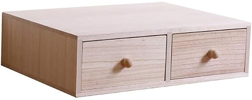 Schubladenschrank für das Büro, Aktenordner für das Heimbüro, Schubladen, stapelbare Aufbewahrungsbox aus Holz, mit 1 Schublade, Organizer von SHABOZ